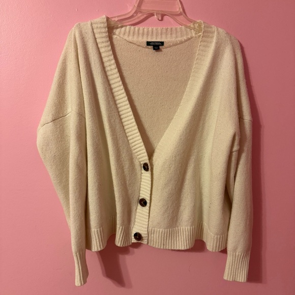 wild fable Sweaters - Wild Fable Cream Button-Up Cardigan
